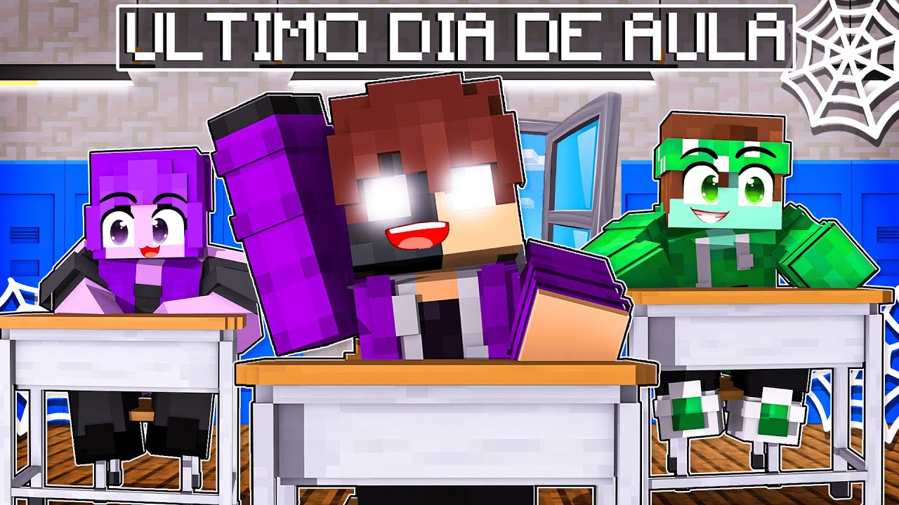 ULTIMO dia na ESCOLA de MONSTROS no Minecraft