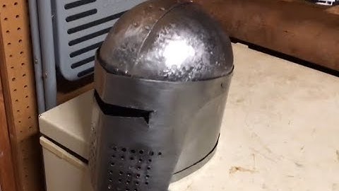 Making a Medieval Helmet Part 2- Sides and Face Shield
