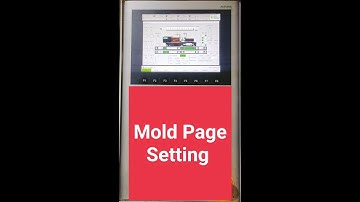 Mold Page Setting in injection molding machine KEBA PLC