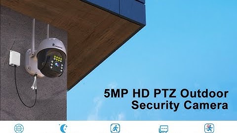 Luowice 5MP PTZ Security Camera Outdoor