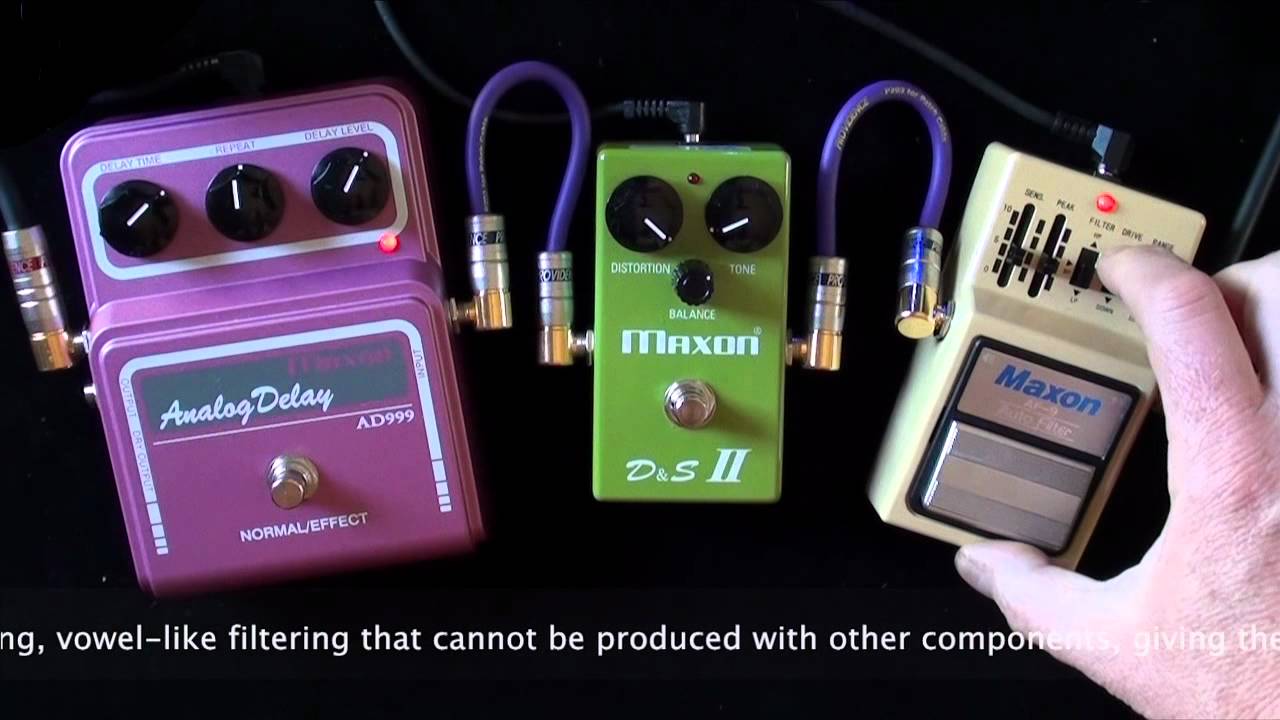 Maxon OD-802 D & S II Distortion/Sustainer | Effects Database