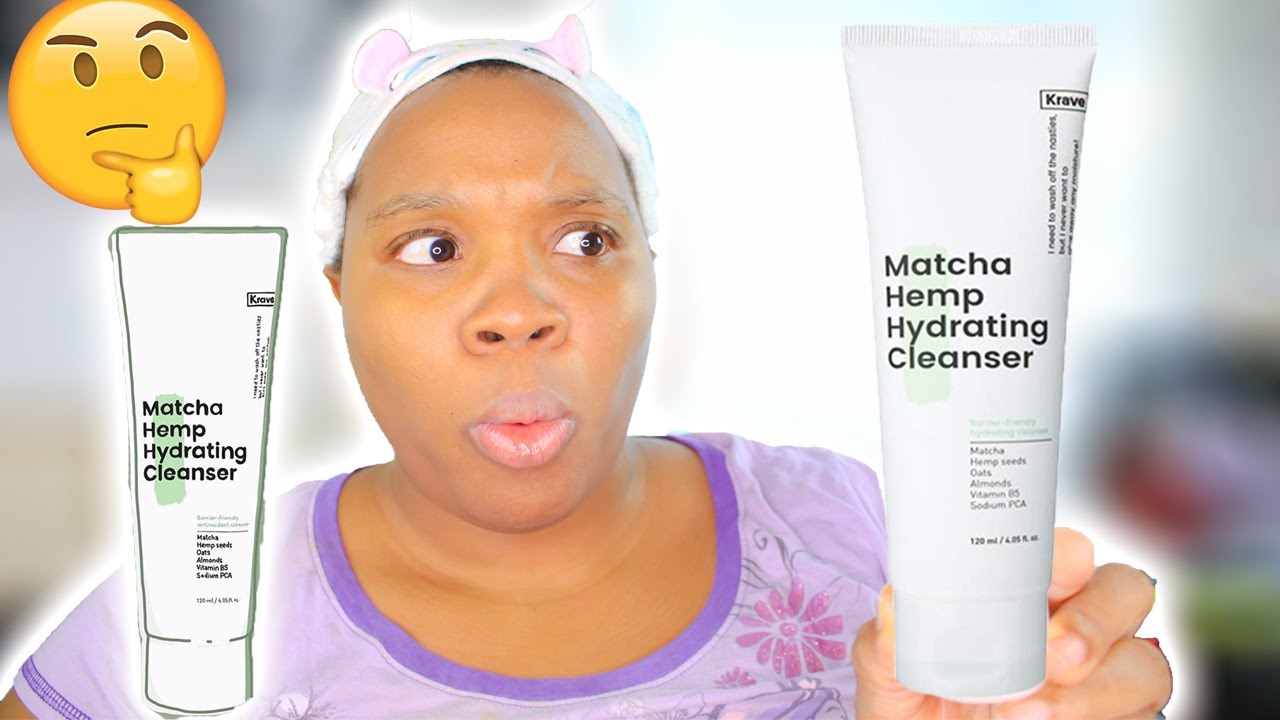I tried Krave Matcha Hemp Hydrating Cleanser! Krave Beauty Matcha Hemp ...