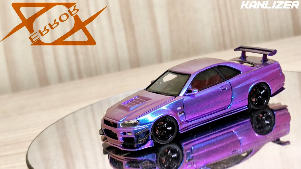 るんたん HIGHLIGHT] Error 404 Nissan Skyline GT-R R34 Chameleon Blue