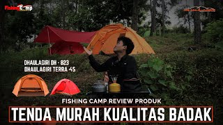 TENDA KUALITAS BADAK HARGA MERAKYAT || FISHING CAMP INDONESIA REVIEW PRODUK