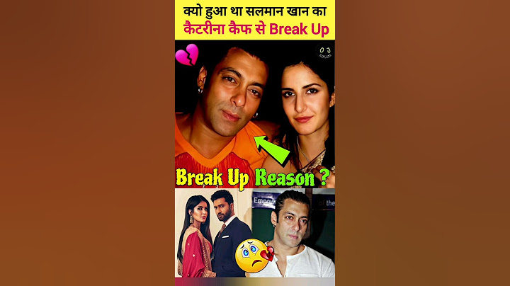 What is The Reason Behind Salman Khan And Katrina Kaif Breakup ? #SalmanKhan #KatrinaKaif #shorts