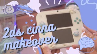 🐻‍❄️🐇💙diy cinnamoroll themed 2ds makeover!