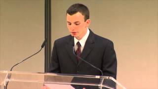 Live Out Loud Gala 2012: Brian Williams, Scholarship Winner