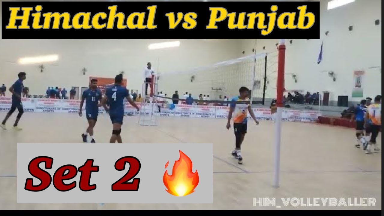 Amit Ranta on 🔥Himachal 🆚 Punjab(Sohi, Amit) Set 2 All 🇮🇳🏐 University ...