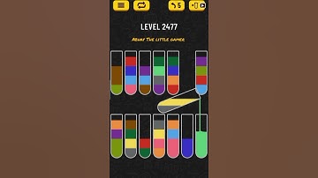 Water sort puzzle level 2477