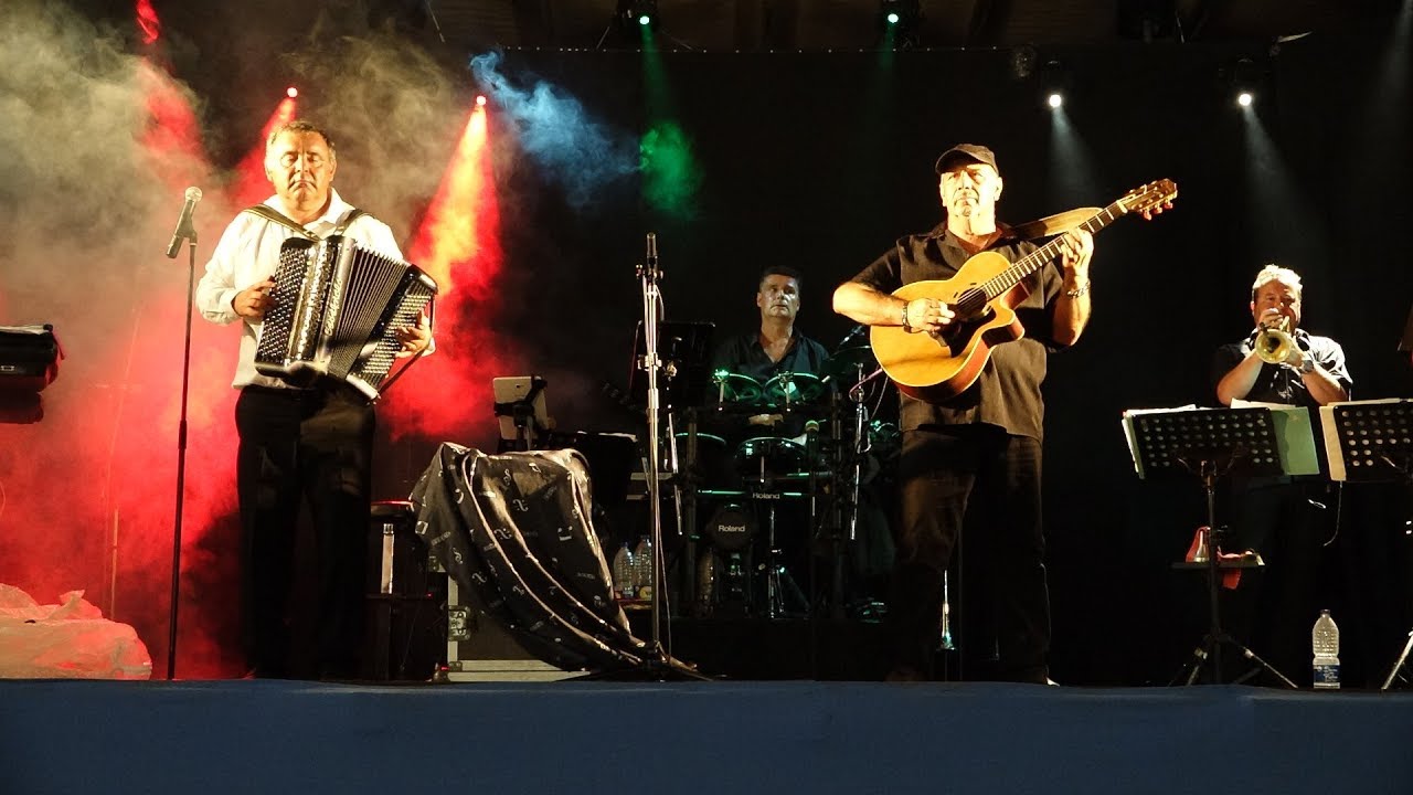 Alain MICHEL et Giovanni ANGOTTA Lesterps juil 2018 tarentelle