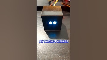DIY Arduino Desktop Pet Robot with OLED Animated Eyes | Cute Mini Robot Project