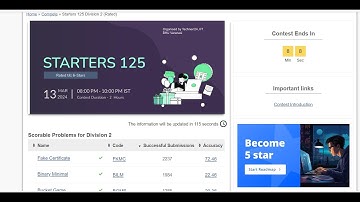 Binary Minimal (BILM) Solution with detailed explanation (Codechef Starters 125)