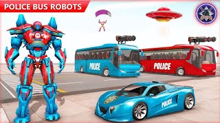 Bus Robot Car War - Robot Game screenshot 4