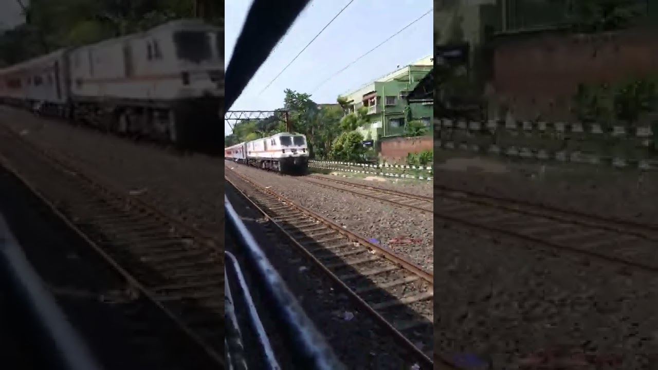 KGF dutonto express over taking local train