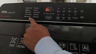 IFB TOP LOAD FULLY AUTOMATIC WASHING MACHINE || POWER STEAM BY AI HINDI DEMO #howtouseifbmachine screenshot 4