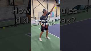 How Many Rules Did This Break #pickleball
