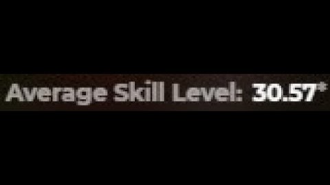 Hypixel Skyblock - Average Skill Level 30