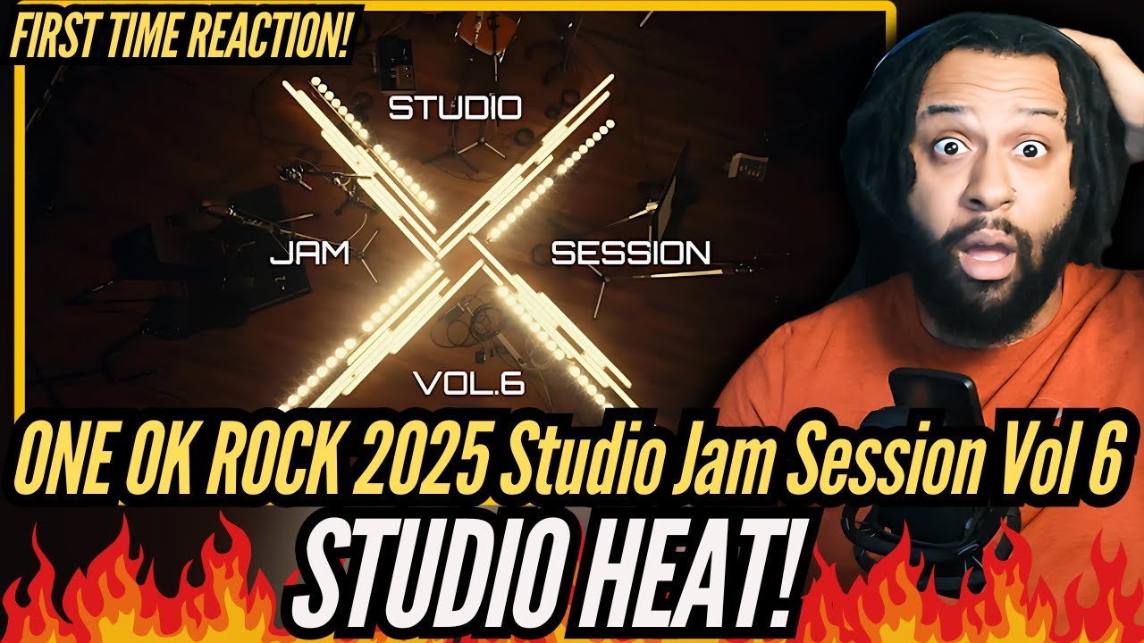 🎸 First Time REACTION! | ONE OK ROCK – Studio Jam Session Vol.6 (2025) | PURE VIBES in 4K!