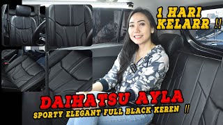Daihatsu Ayla Sporty Elegant Full Black Keren ⁉️ classic 1 interior
