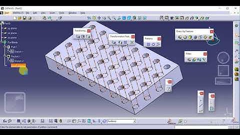 Master Rectangular Pattern Command in CATIA V5 | Step-by-Step Tutorial #catiav5  #3dmodeling