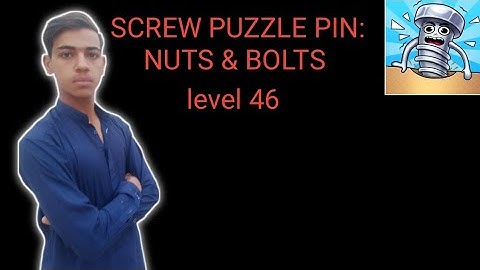Screw Puzzle Pin: Nuts & Bolts Level 46 Walkthrough Gameplay Solution