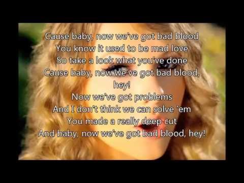 Taylor Swift - Bad Blood ft. Kendrick Lamar Lyrics - YouTube