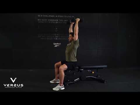 Seated Neutral Grip Dumbbell Press/Vertical Press - Overhead Press - Seated - Neutral Grip -Dumbbell