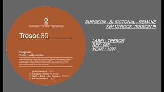 Surgeon - Krautrock version III