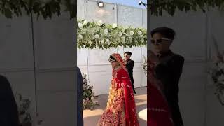 "BEAUTIFUL✨😍 ENTRY👰♀️ LAIBA KHAN✨ #wedding #love #weddingdress #bride #laibakhan #shots