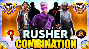 (NEW SEASON) RUSHER SKILL COMBINATION CS RANK || Cs Rank Best Character Combination