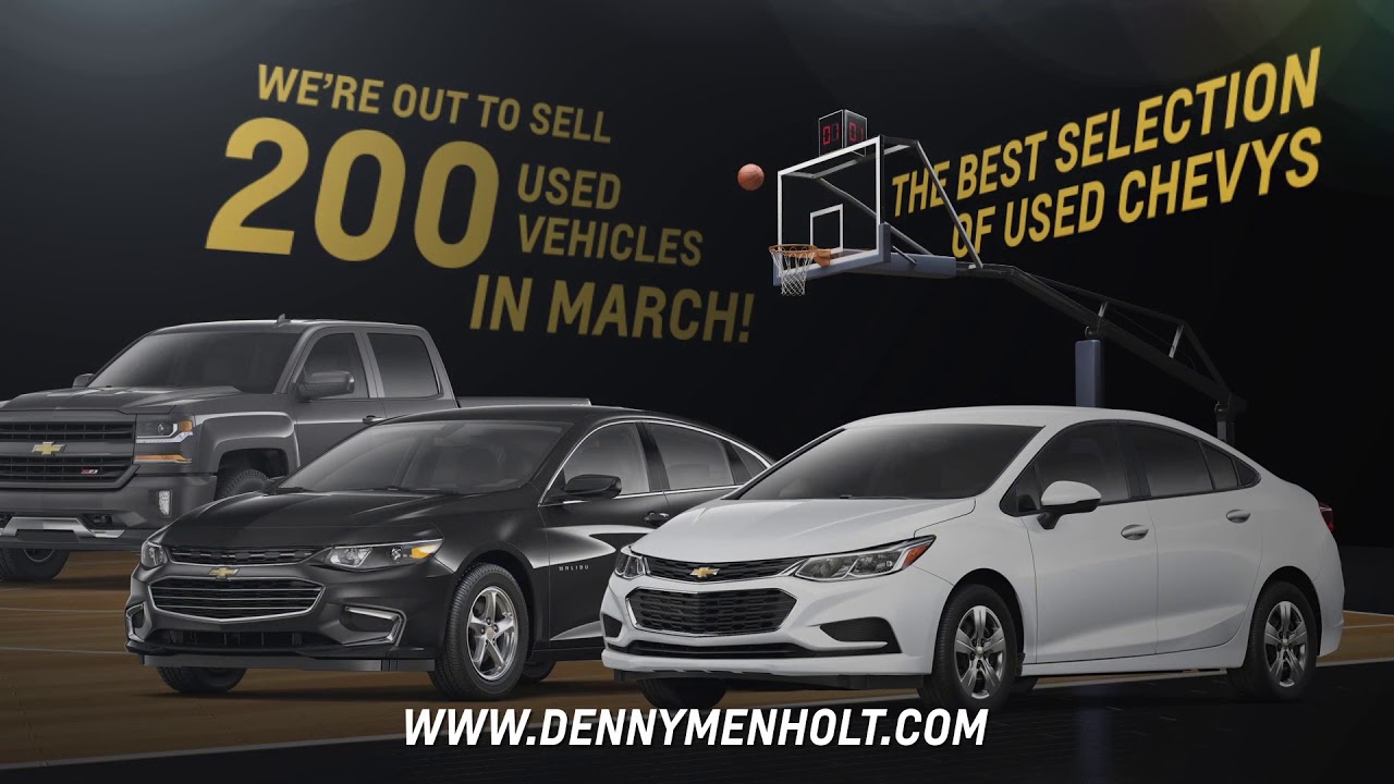 It's Menholt Madness at Denny Menholt Chevrolet!