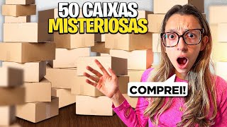 COMPREI 50 CAIXAS MISTERIOSAS NA INTERNET!