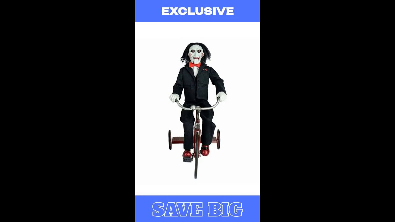 Saw Action Figure 1/6 Billy the Puppet with Tricycle 18 cm