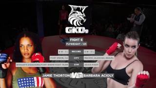 Gko9 Jamie Thorton Vs Barbara Acioly