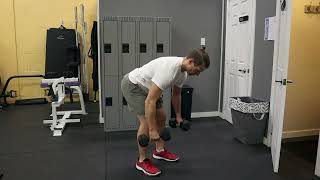 DB Thoracic Flexion Row