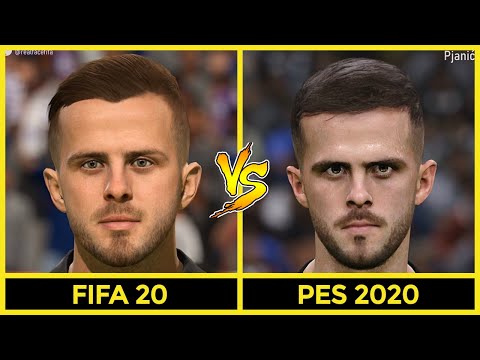 PES 2020 VS FIFA 20 STAR PLAYER FACES COMPARISON