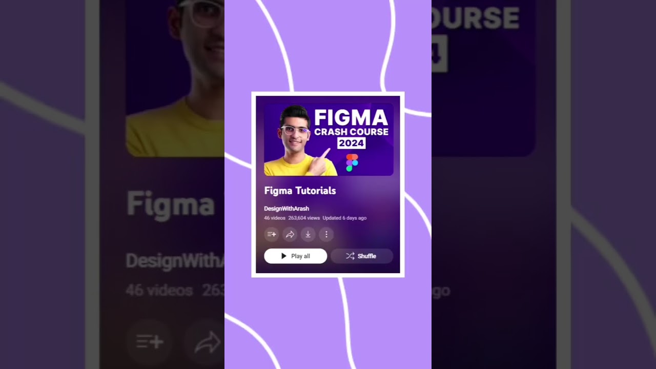 🔥 Top YouTube Playlists to Learn UI/UX Design In 2024! 🚀 #uxbyzaid #ux #shorts #ui  #uxdesigntips