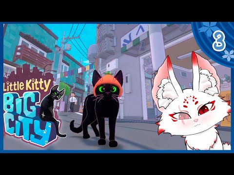 Видео: Гуляем по городу в поисках блестяшек  ► Прохождение Little Kitty, Big City #3