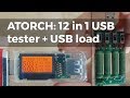 Atorch 12 in 1 usb tester and usb loaddischarger