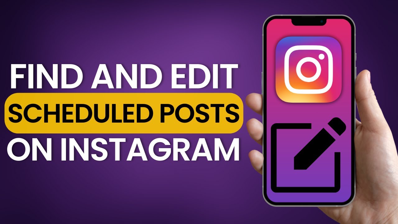 How To Find And Edit Scheduled Posts On Instagram 2025 - YouTube