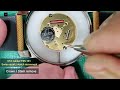 How to remove crownstem eta caliber f05101 swiss quartz watch movementtrendwatchlab