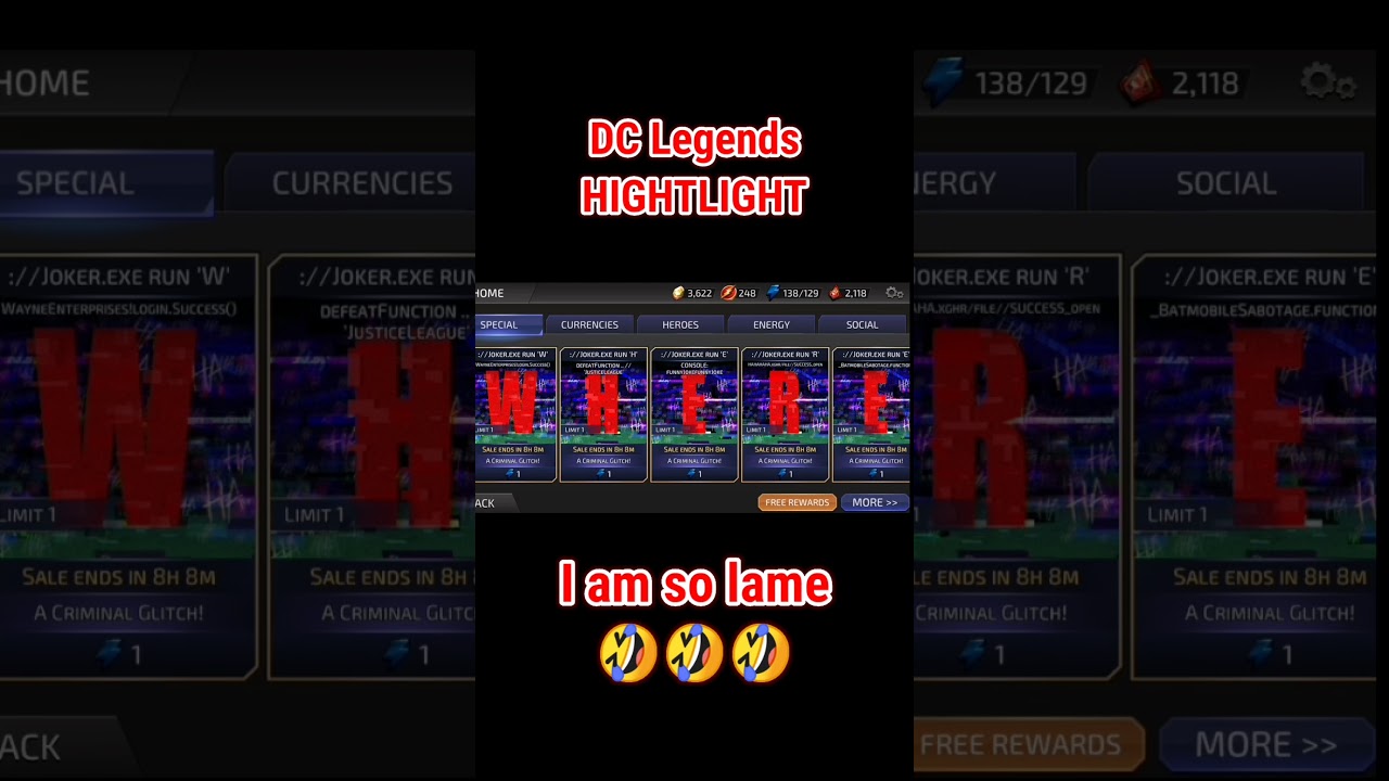 DC Legends Highlight: Where is my reward?! 