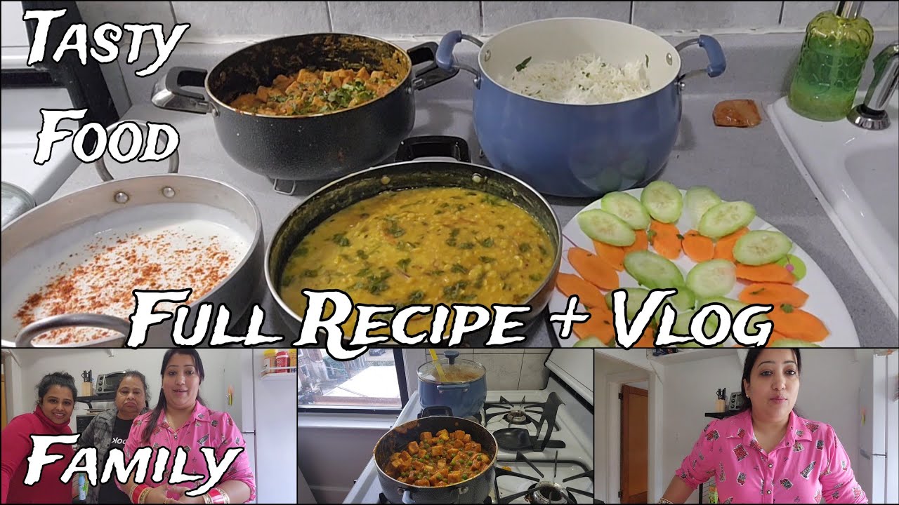Meet My Family |  Matar Paneer Recipe | Dinner Preparation for Family  | Food Recipe + Family Vlog