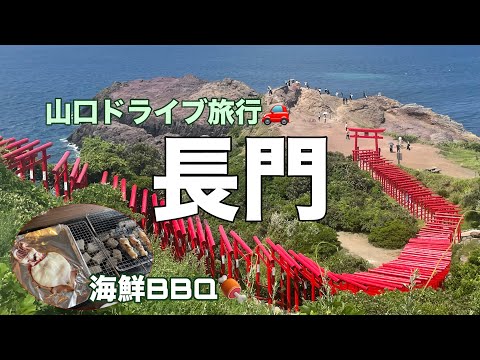 【山口】長門観光！グルメと絶景のドライブ旅！海鮮BBQが最高すぎた！道の駅センザキッチン/元乃隅神社/秋吉台/KULABO大正館