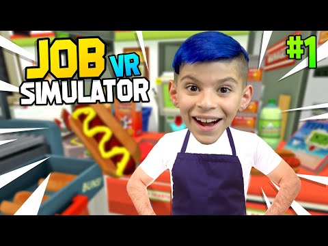 I QUIT YOUTUBE... TO BE A STORE CLERK! Job Simulator VR