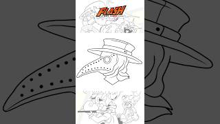 drawing plague doctor easy only 30 second #artforbeginners #drawing #plague #plaguedoctor