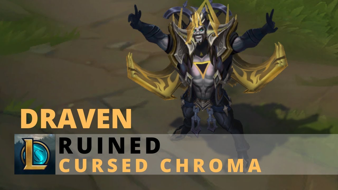 Ruined Draven Cursed Chroma - League of Legends