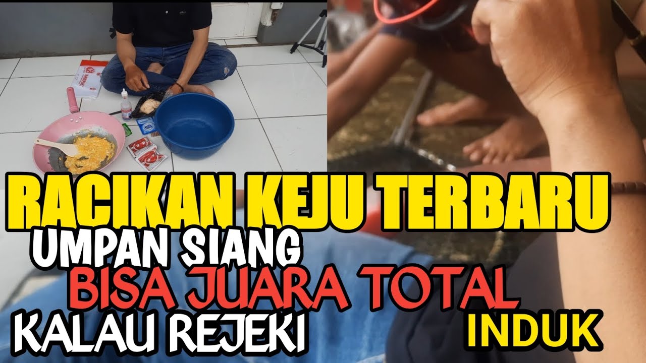 RACIKAN KEJU TERBARU || TEST mancing siang  gt lele juara total .Induk#umpanjituikanlele