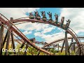 Nemesis inferno at thorpe park  pov  front row  4k  2023