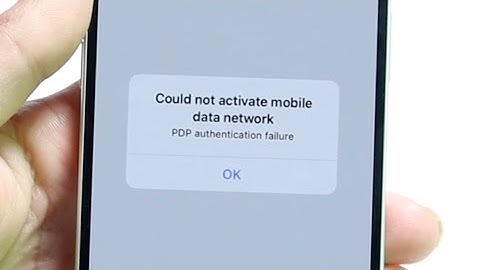 How To FIX Pdp Authentication Failure On iPhone!